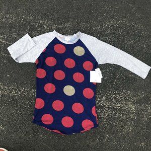 Womens Lularoe Randy Ragland T Shirt Size XS Polka